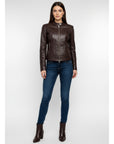 Women's Real Leather Jacket - Ananke