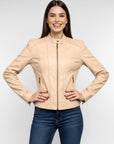 Women's Real Leather Jacket - Ananke