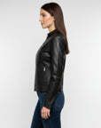 Women's Real Leather Jacket - Ananke