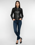 Women's Real Leather Jacket - Ananke