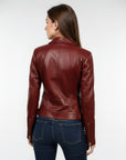 Women's Real Leather Jacket - Ananke