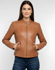 Women's Real Leather Jacket - Ananke
