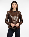 Women's Real Leather Jacket - Hestia