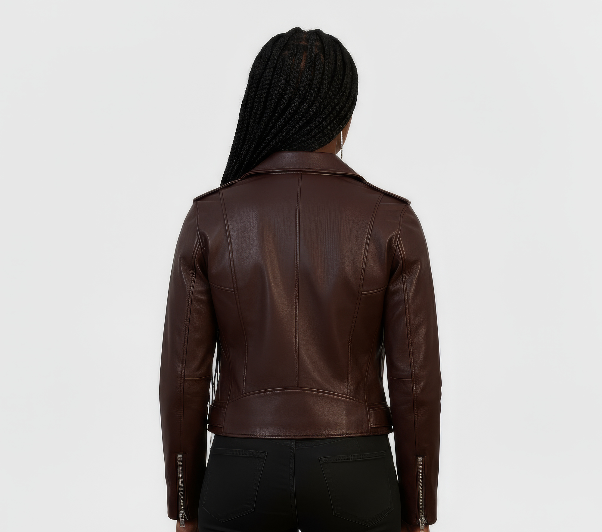 Real Leather Biker Jacket for Women - Ratana