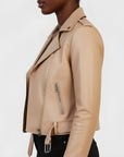 Real Leather Biker Jacket for Women - Ratana