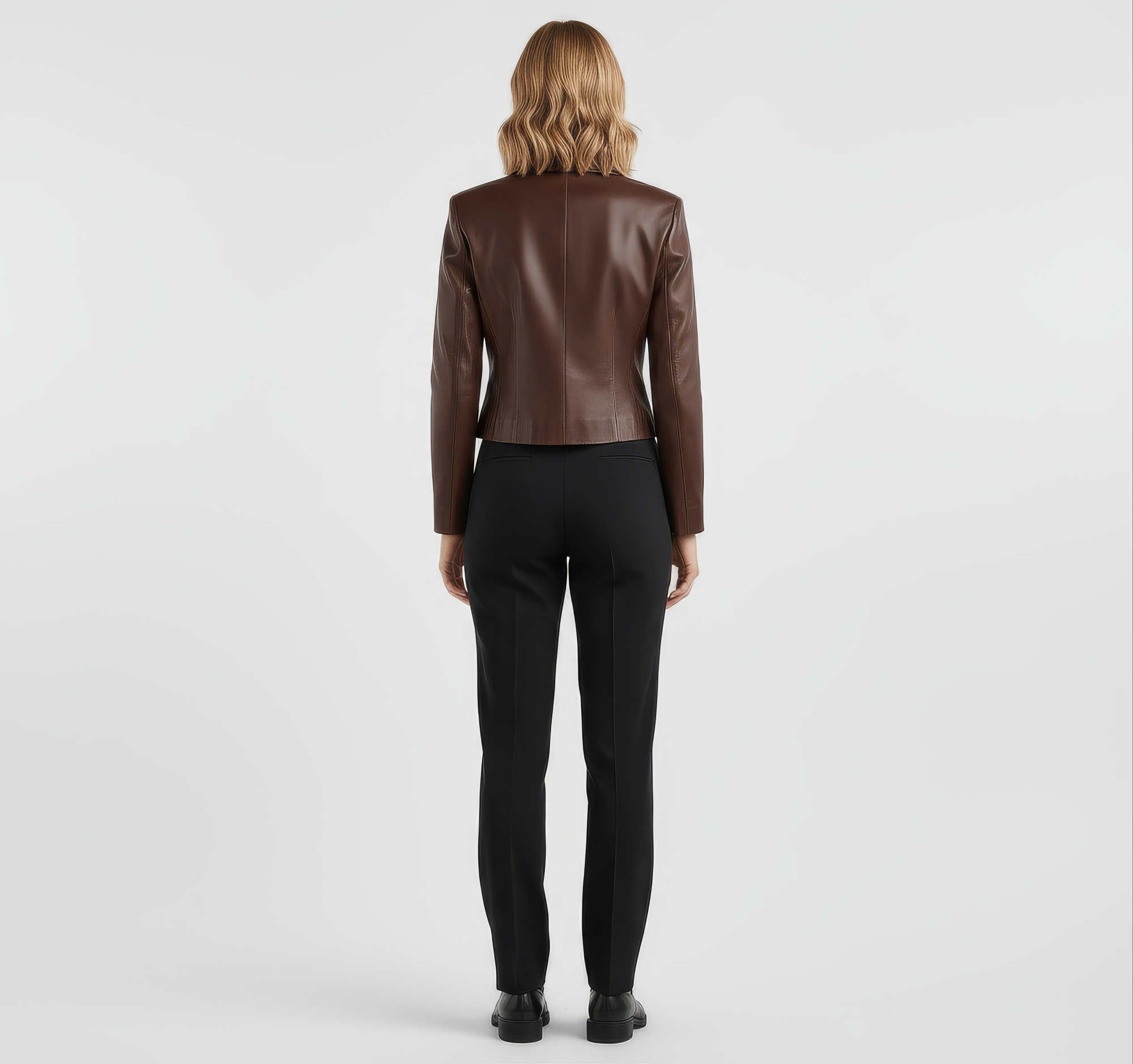 Real Leather Blazer for Women - Carina