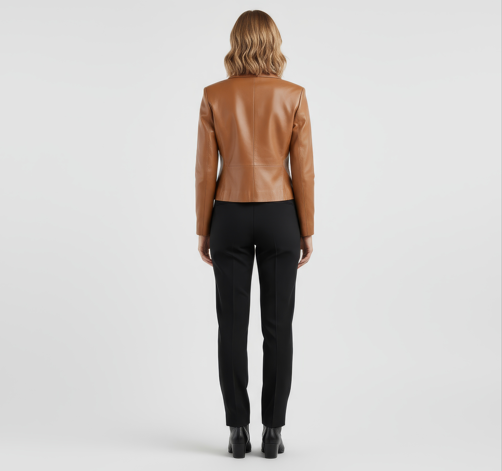Real Leather Blazer for Women - Carina