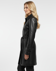 Real Leather Trench Coat for Women - Sydney