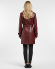 Real Leather Trench Coat for Women - Sydney