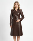 Women's Real Leather Coat - Artemis