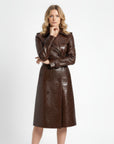 Women's Real Leather Coat - Artemis