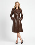 Women's Real Leather Coat - Artemis