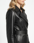 Women's Real Leather Coat - Artemis