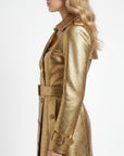 Women's Real Leather Coat - Artemis
