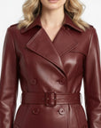 Women's Real Leather Coat - Artemis