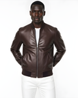 Real Leather Bomber Jacket for Men - Antony