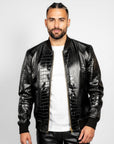 Real Leather Bomber Jacket for Men - Antony
