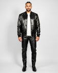 Real Leather Bomber Jacket for Men - Antony