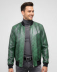 Real Leather Bomber Jacket for Men - Antony