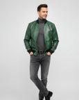 Real Leather Bomber Jacket for Men - Antony