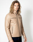 Real Leather Jacket for Men - Aether