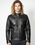 Real Leather Jacket for Men - Aether