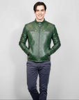Real Leather Jacket for Men - Aether