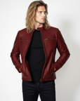 Real Leather Jacket for Men - Aether