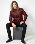 Real Leather Jacket for Men - Aether
