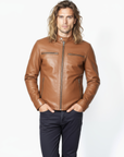Real Leather Jacket for Men - Aether