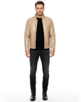 Men's Real Leather Jacket - Harry