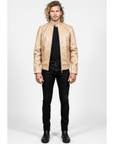 Real Leather Racer Jacket for Men - David