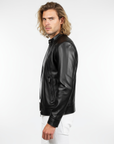 Real Leather Racer Jacket for Men - David