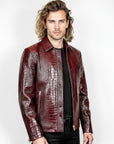 Men's Real Leather Jacket - Hades