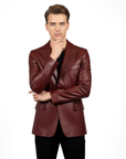 Real Leather Blazer for Men - Fernandez