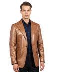 Real Leather Blazer for Men - Fernandez