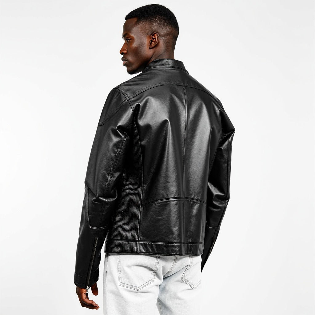 Real Leather Jacket for Men - Mitch – SH Leatherwear