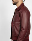 Men's Real Leather Blouson Jacket - Felipe