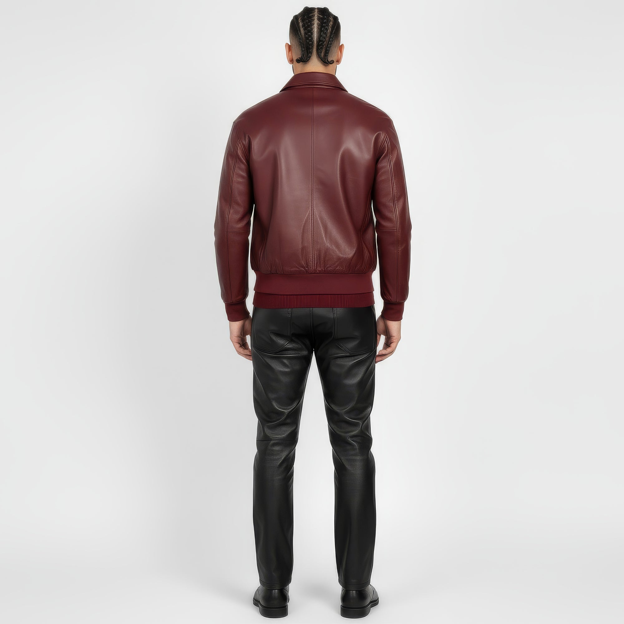 Men's Real Leather Blouson Jacket - Felipe