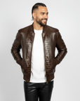 Men's Real Leather Jacket - Antony