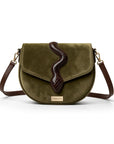 Ramsayi Real Leather Saddle Bag