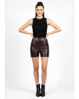 Women's Leather Shorts - Katya