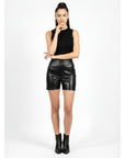 Women's Leather Shorts - Katya