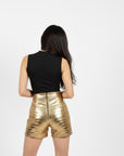Women's Leather Shorts - Katya