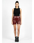Women's Leather Shorts - Katya