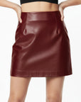 Real Leather Skirt - Mila