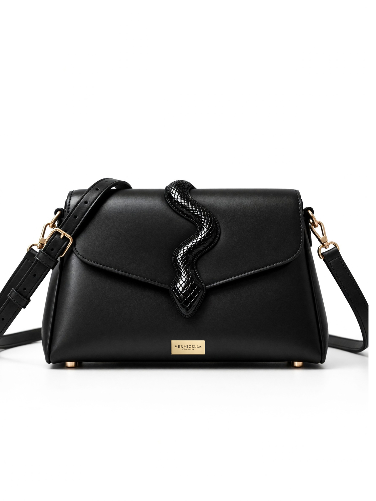 Aspidites Real Leather Shoulder Bag