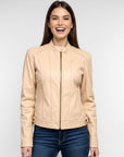 Women's Real Leather Jacket - Ananke