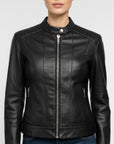 Women's Real Leather Jacket - Ananke