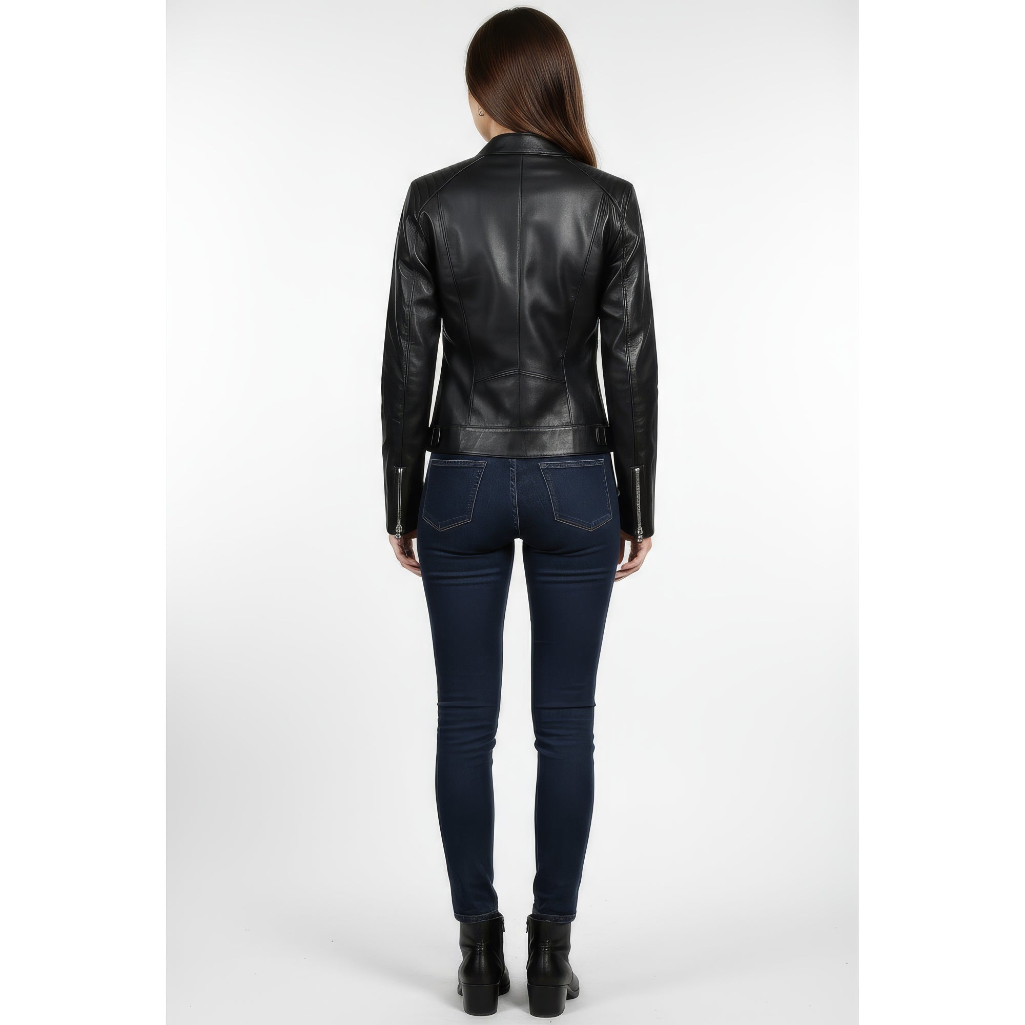Women&#39;s Real Leather Jacket - Ananke